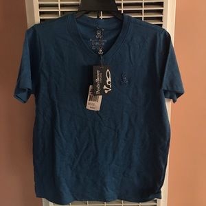 Psycho Bunny V Neck Tee